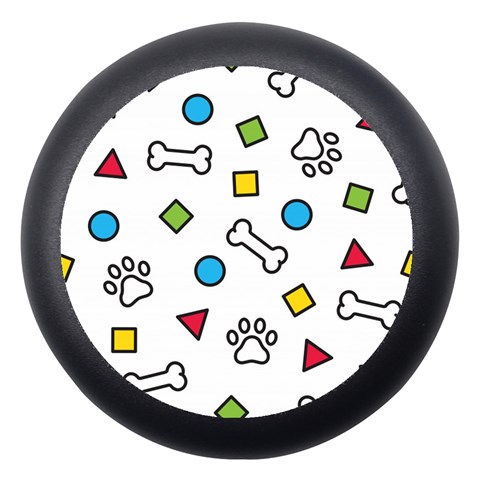 Dog Paw Seamless Pattern Footprint Bone Dento Box with Mirror from ArtsNow.com Front