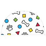 Dog Paw Seamless Pattern Footprint Bone Anti Scalding Pot Cap