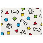 Dog Paw Seamless Pattern Footprint Bone Banner and Sign 6  x 4 