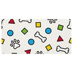 Dog Paw Seamless Pattern Footprint Bone Banner and Sign 8  x 4 