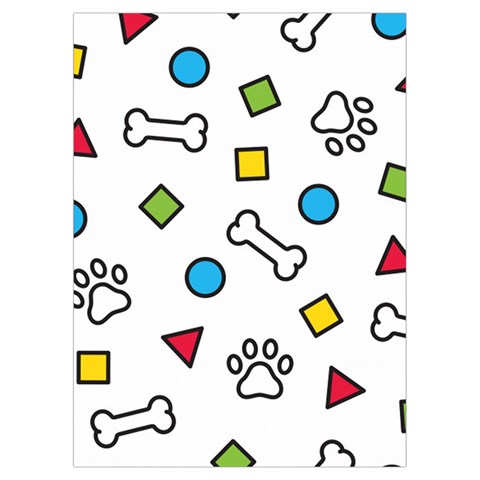 Dog Paw Seamless Pattern Footprint Bone Playing Cards Single Design (Rectangle) with Custom Box from ArtsNow.com Card