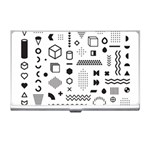 Pattern Hipster Abstract Form Geometric Line Variety Shapes Polkadots Fashion Style Seamless Business Card Holder