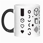 Pattern Hipster Abstract Form Geometric Line Variety Shapes Polkadots Fashion Style Seamless Morph Mug
