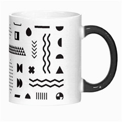 Pattern Hipster Abstract Form Geometric Line Variety Shapes Polkadots Fashion Style Seamless Morph Mug from ArtsNow.com Right