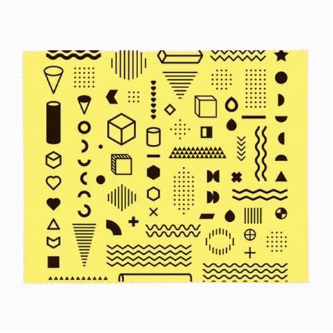 Pattern Hipster Abstract Form Geometric Line Variety Shapes Polkadots Fashion Style Seamless Small Glasses Cloth from ArtsNow.com Front