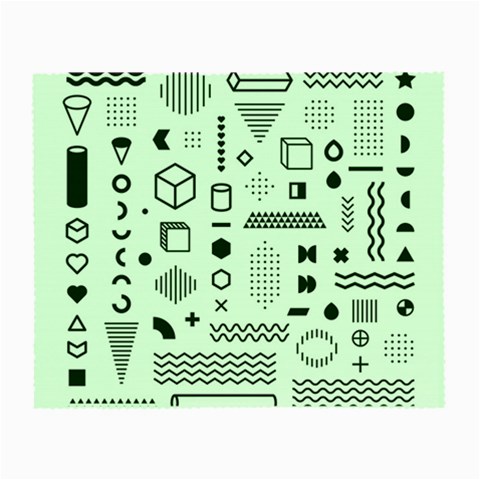 Pattern Hipster Abstract Form Geometric Line Variety Shapes Polkadots Fashion Style Seamless Small Glasses Cloth from ArtsNow.com Front