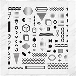 Pattern Hipster Abstract Form Geometric Line Variety Shapes Polkadots Fashion Style Seamless Canvas 16  x 20 