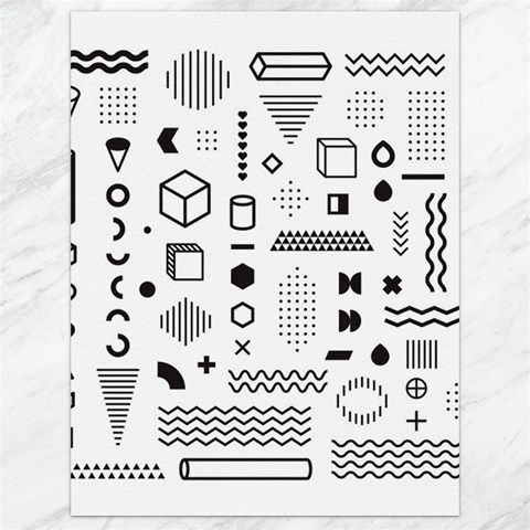 Pattern Hipster Abstract Form Geometric Line Variety Shapes Polkadots Fashion Style Seamless Canvas 18  x 24  from ArtsNow.com 17.8 x23.08  Canvas - 1