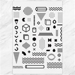 Pattern Hipster Abstract Form Geometric Line Variety Shapes Polkadots Fashion Style Seamless Canvas 20  x 30 