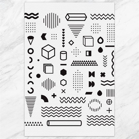 Pattern Hipster Abstract Form Geometric Line Variety Shapes Polkadots Fashion Style Seamless Canvas 24  x 36  from ArtsNow.com 23.35 x34.74  Canvas - 1