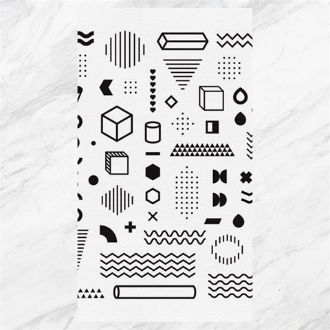 Pattern Hipster Abstract Form Geometric Line Variety Shapes Polkadots Fashion Style Seamless Canvas 40  x 72  from ArtsNow.com 39.28 x69.23  Canvas - 1