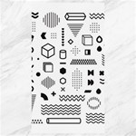 Pattern Hipster Abstract Form Geometric Line Variety Shapes Polkadots Fashion Style Seamless Canvas 40  x 72 