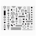 Pattern Hipster Abstract Form Geometric Line Variety Shapes Polkadots Fashion Style Seamless Large Glasses Cloth