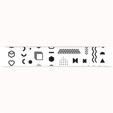 Pattern Hipster Abstract Form Geometric Line Variety Shapes Polkadots Fashion Style Seamless Small Bar Mat from ArtsNow.com 24 x4  Bar Mat