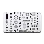 Pattern Hipster Abstract Form Geometric Line Variety Shapes Polkadots Fashion Style Seamless Medium Bar Mat