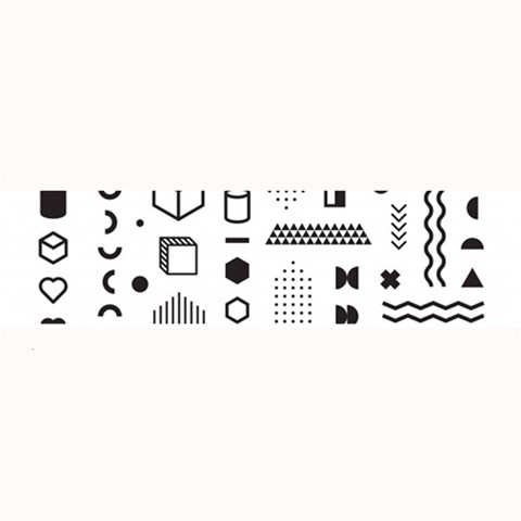 Pattern Hipster Abstract Form Geometric Line Variety Shapes Polkadots Fashion Style Seamless Large Bar Mat from ArtsNow.com 32 x8.5  Bar Mat
