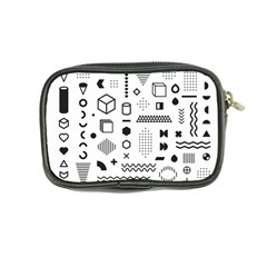 Pattern Hipster Abstract Form Geometric Line Variety Shapes Polkadots Fashion Style Seamless Coin Purse from ArtsNow.com Back