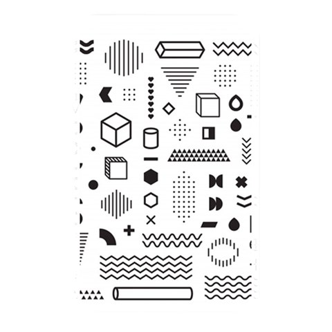 Pattern Hipster Abstract Form Geometric Line Variety Shapes Polkadots Fashion Style Seamless Memory Card Reader (Rectangular) from ArtsNow.com Front