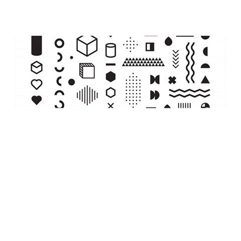 Pattern Hipster Abstract Form Geometric Line Variety Shapes Polkadots Fashion Style Seamless Memory Card Reader (Stick) from ArtsNow.com Front
