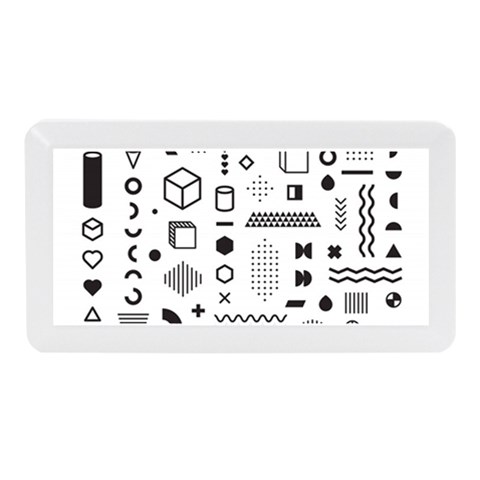 Pattern Hipster Abstract Form Geometric Line Variety Shapes Polkadots Fashion Style Seamless Memory Card Reader (Mini) from ArtsNow.com Front