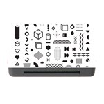 Pattern Hipster Abstract Form Geometric Line Variety Shapes Polkadots Fashion Style Seamless Memory Card Reader with CF