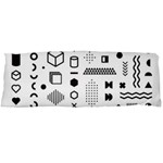 Pattern Hipster Abstract Form Geometric Line Variety Shapes Polkadots Fashion Style Seamless Body Pillow Case (Dakimakura)