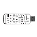 Pattern Hipster Abstract Form Geometric Line Variety Shapes Polkadots Fashion Style Seamless Portable USB Flash (Two Sides)