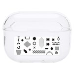 Pattern Hipster Abstract Form Geometric Line Variety Shapes Polkadots Fashion Style Seamless Hard PC AirPods Pro Case