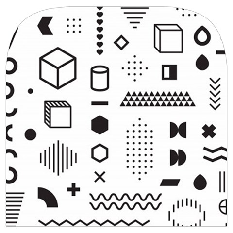 Pattern Hipster Abstract Form Geometric Line Variety Shapes Polkadots Fashion Style Seamless Toiletries Pouch from ArtsNow.com Cover