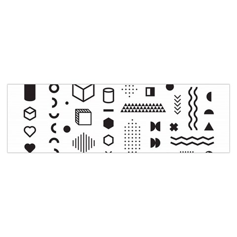 Pattern Hipster Abstract Form Geometric Line Variety Shapes Polkadots Fashion Style Seamless Toiletries Pouch from ArtsNow.com Hand Strap