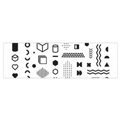 Pattern Hipster Abstract Form Geometric Line Variety Shapes Polkadots Fashion Style Seamless Toiletries Pouch from ArtsNow.com Hand Strap