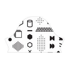 Pattern Hipster Abstract Form Geometric Line Variety Shapes Polkadots Fashion Style Seamless Short Sleeve V Left Sleeve