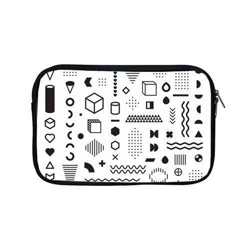 Pattern Hipster Abstract Form Geometric Line Variety Shapes Polkadots Fashion Style Seamless Apple MacBook Pro 13  Zipper Case from ArtsNow.com Front