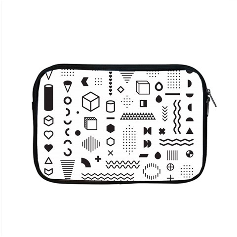 Pattern Hipster Abstract Form Geometric Line Variety Shapes Polkadots Fashion Style Seamless Apple MacBook Pro 15  Zipper Case from ArtsNow.com Front