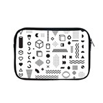 Pattern Hipster Abstract Form Geometric Line Variety Shapes Polkadots Fashion Style Seamless Apple MacBook Pro 15  Zipper Case