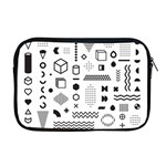 Pattern Hipster Abstract Form Geometric Line Variety Shapes Polkadots Fashion Style Seamless Apple MacBook Pro 17  Zipper Case