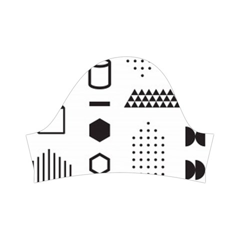 Pattern Hipster Abstract Form Geometric Line Variety Shapes Polkadots Fashion Style Seamless Kids  Short Sleeve Velvet Dress from ArtsNow.com Right Sleeve