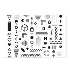 Pattern Hipster Abstract Form Geometric Line Variety Shapes Polkadots Fashion Style Seamless Waist Pouch (Large) from ArtsNow.com Loop
