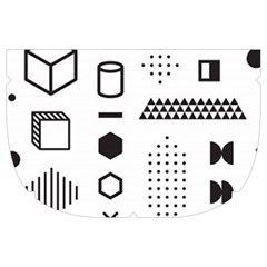 Pattern Hipster Abstract Form Geometric Line Variety Shapes Polkadots Fashion Style Seamless Make Up Case (Large) from ArtsNow.com Side Right
