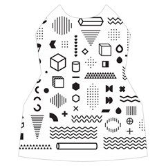 Pattern Hipster Abstract Form Geometric Line Variety Shapes Polkadots Fashion Style Seamless Women s Long Sleeve Raglan T Front