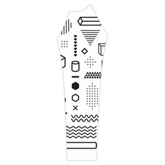Pattern Hipster Abstract Form Geometric Line Variety Shapes Polkadots Fashion Style Seamless Women s Long Sleeve Raglan T Sleeve Left