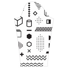 Pattern Hipster Abstract Form Geometric Line Variety Shapes Polkadots Fashion Style Seamless Kids  Midi Sailor Dress from ArtsNow.com Sleeve Left