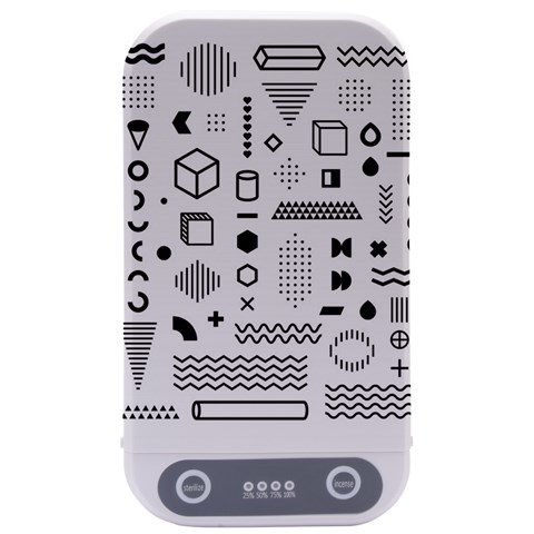Pattern Hipster Abstract Form Geometric Line Variety Shapes Polkadots Fashion Style Seamless Sterilizers from ArtsNow.com Front