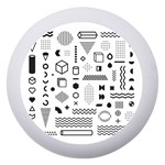 Pattern Hipster Abstract Form Geometric Line Variety Shapes Polkadots Fashion Style Seamless Dento Box with Mirror