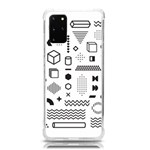 Pattern Hipster Abstract Form Geometric Line Variety Shapes Polkadots Fashion Style Seamless Samsung Galaxy S20Plus 6.7 Inch TPU UV Case