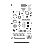 Pattern Hipster Abstract Form Geometric Line Variety Shapes Polkadots Fashion Style Seamless iPhone 14 Black UV Print Case