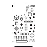 Pattern Hipster Abstract Form Geometric Line Variety Shapes Polkadots Fashion Style Seamless iPhone 14 Pro Black UV Print Case
