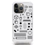 Pattern Hipster Abstract Form Geometric Line Variety Shapes Polkadots Fashion Style Seamless iPhone 13 Pro TPU UV Print Case
