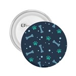 Bons Foot Prints Pattern Background 2.25  Buttons