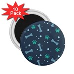 Bons Foot Prints Pattern Background 2.25  Magnets (10 pack) 